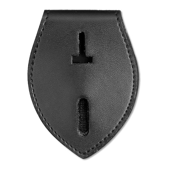 Dutyman - Leather Tear Drop Badge Holder