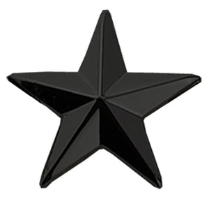 Star Pins 1" - Black
