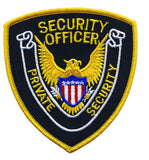 Private Security Officer Shoulder Patch - Multiple Variants