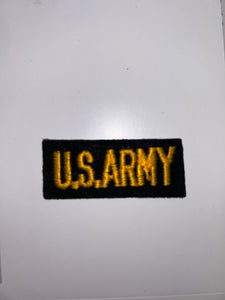 Pocket Size U.S. Army Text Patch
