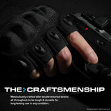 "The Combat" Fingerless Tactical Gloves - Multiple Variants