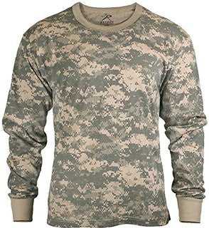 Long Sleeve Digital Camouflage T-Shirt