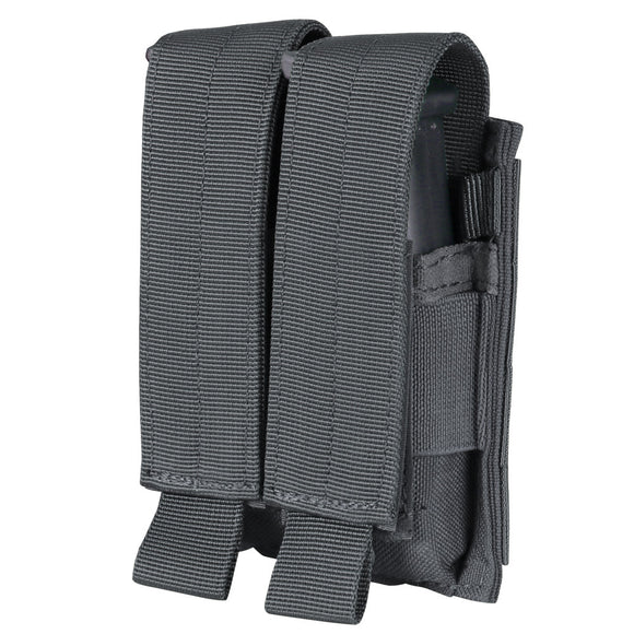 Charcoal Grey Condor Double Pistol Mag Pouch